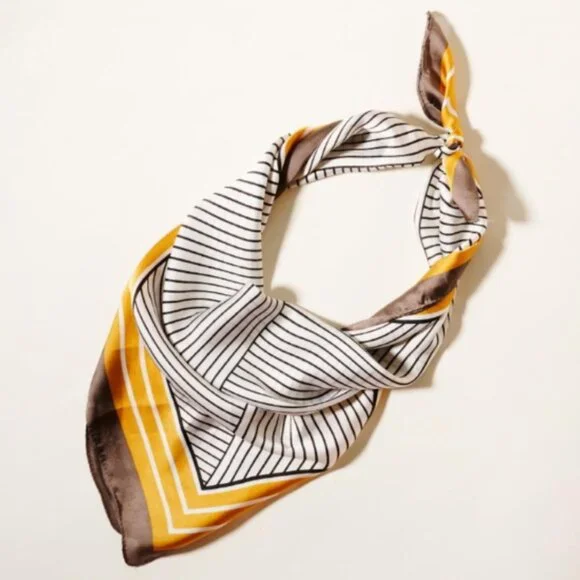 MULTI PATTERN SILKY NECK SCARF- 5 Different Styles, PICK ONE! - Picture 2 of 5